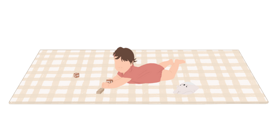 illustration tapis de jeu pour bébé